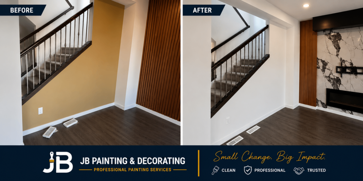 Stairwell & Feature Wall